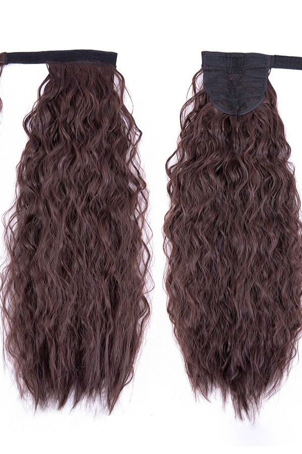 Koyu Kestane Dolamalı Düz At Kuyruğu Renk No:33